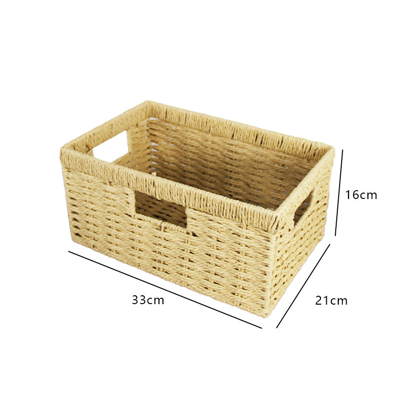 Storage Basket Beige Large Medium | High & Bury
