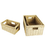Storage Basket Beige Large Medium | High & Bury