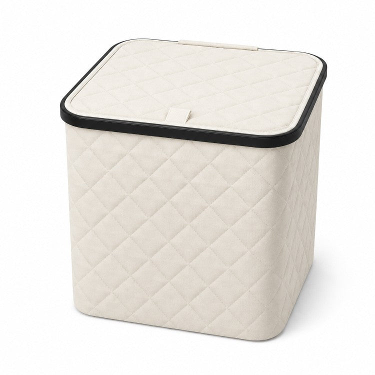 Storage Basket Black Beige | High & Bury
