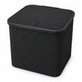 Storage Basket Black Beige | High & Bury