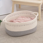 Storage Basket Brown 34 24 Gray | High & Bury