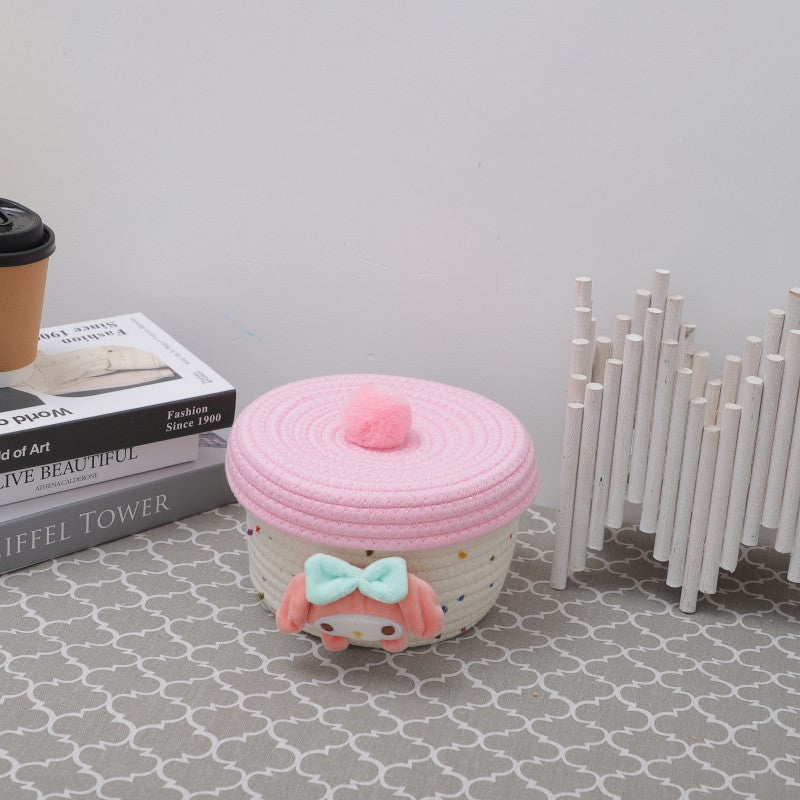 Storage Basket Brown Beige | High & Bury