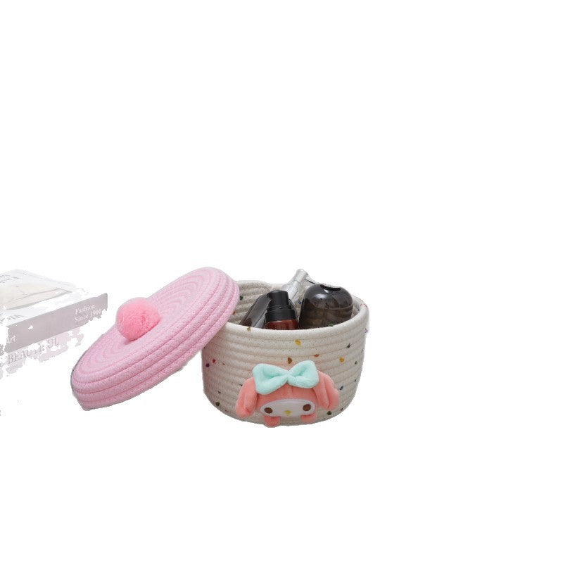 Storage Basket Brown Beige | High & Bury