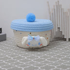 Storage Basket Brown Beige | High & Bury