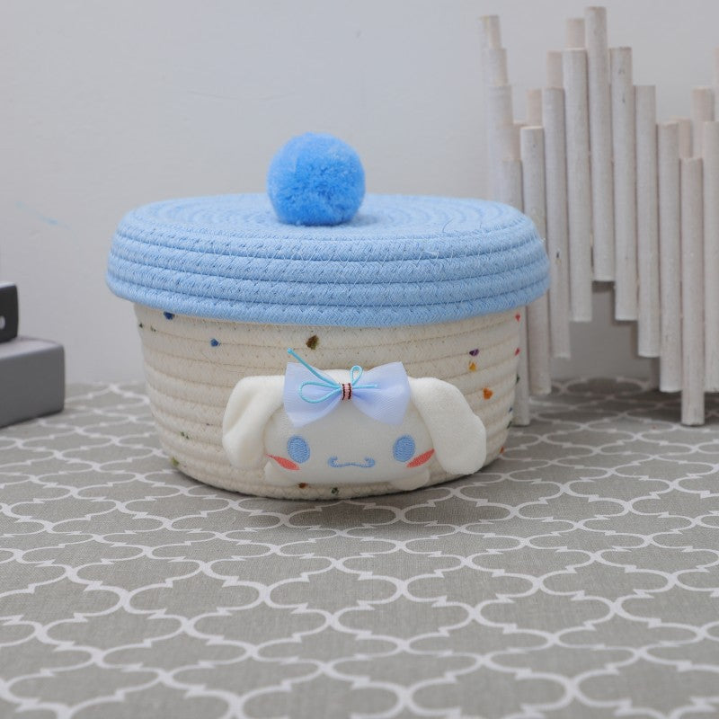 Storage Basket Brown Beige | High & Bury