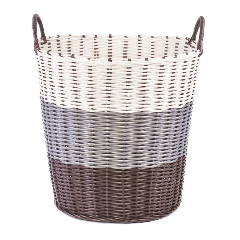 Storage Basket Brown Gray | High & Bury