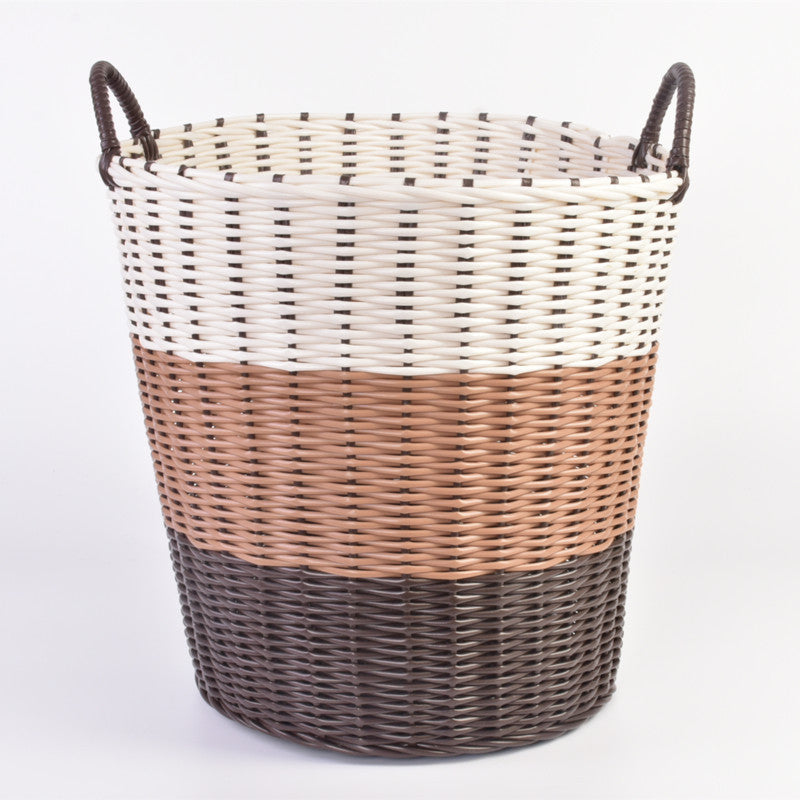 Storage Basket Brown Gray | High & Bury