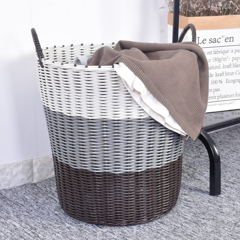 Storage Basket Brown Gray | High & Bury