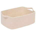 Storage Basket Cotton Textile Handwoven | High & Bury