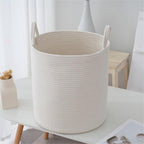 Storage Basket Cotton Textile | High & Bury