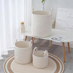 Storage Basket Cotton Textile | High & Bury
