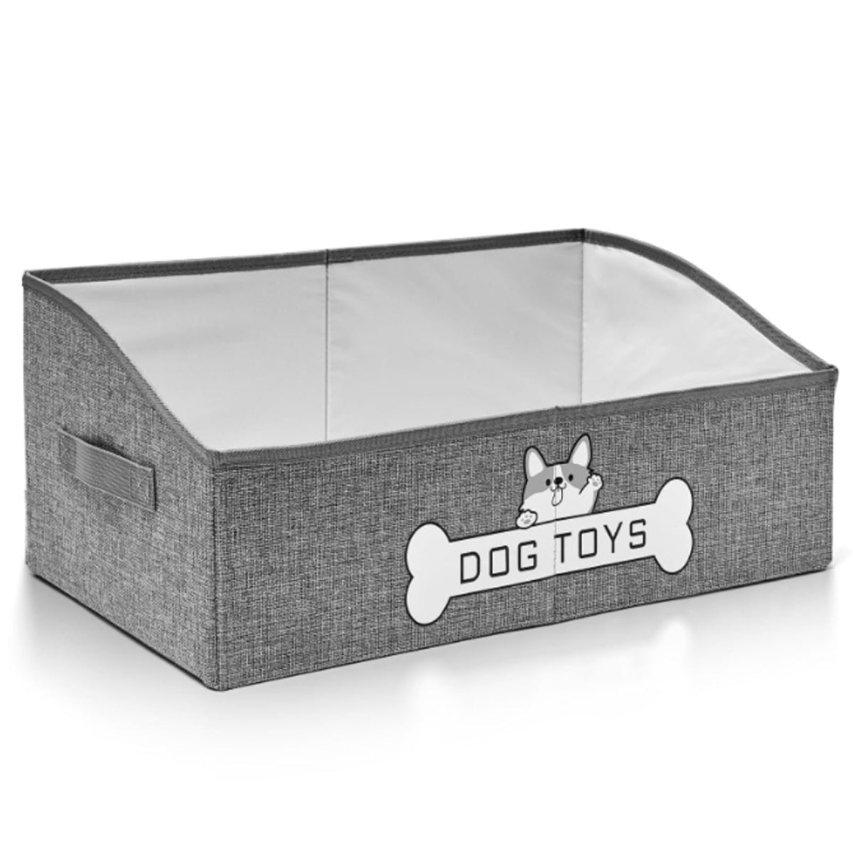 Storage Basket Gray Beige | High & Bury