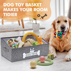 Storage Basket Gray Beige | High & Bury