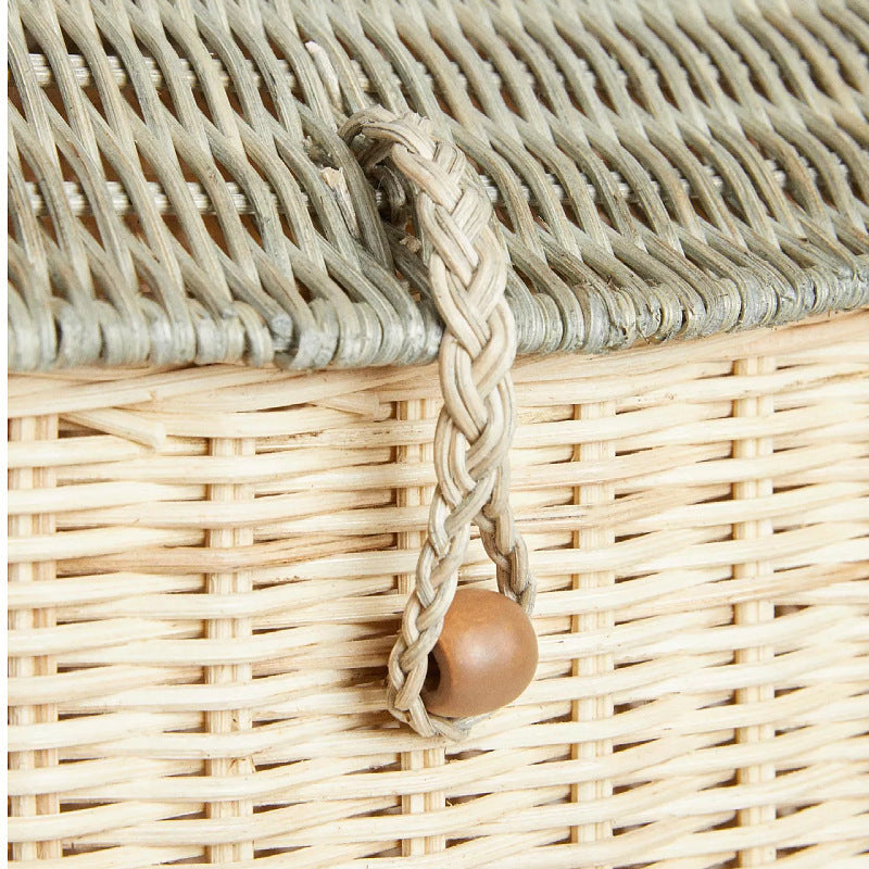 Storage Basket Gray Handwoven | High & Bury