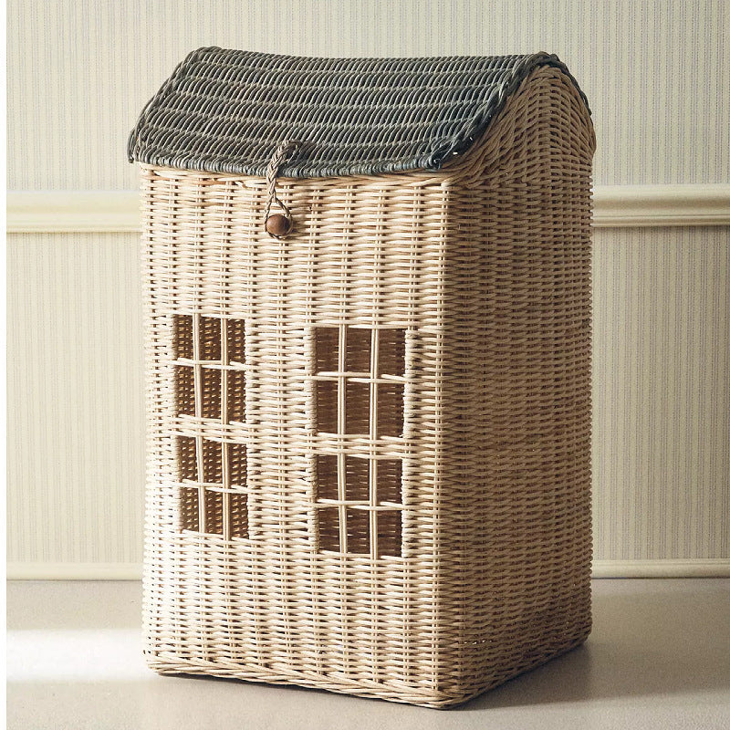 Storage Basket Gray Handwoven | High & Bury