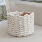 Storage Basket Gray Khaki | High & Bury