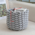 Storage Basket Gray Khaki | High & Bury