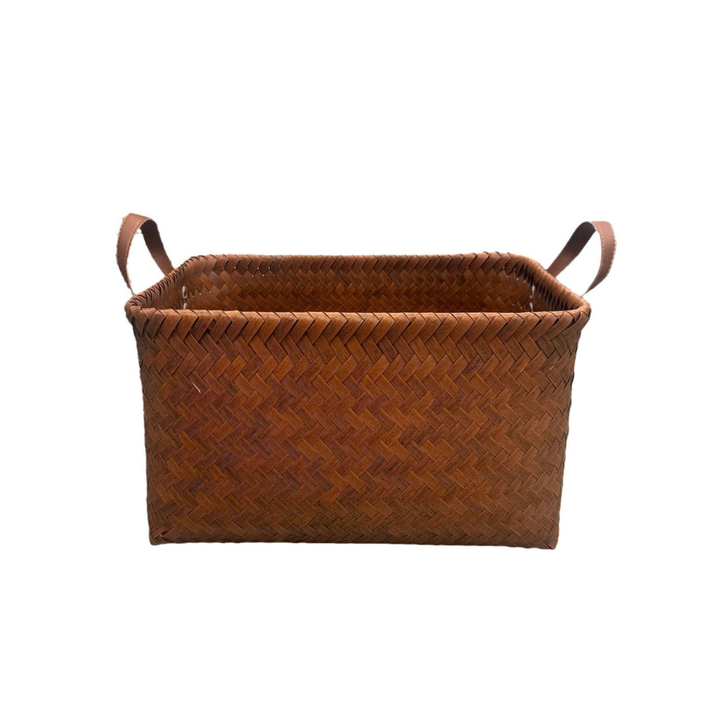 Storage Basket Gray Polka Dotted | High & Bury