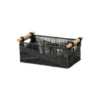 Storage Basket Gray White | High & Bury