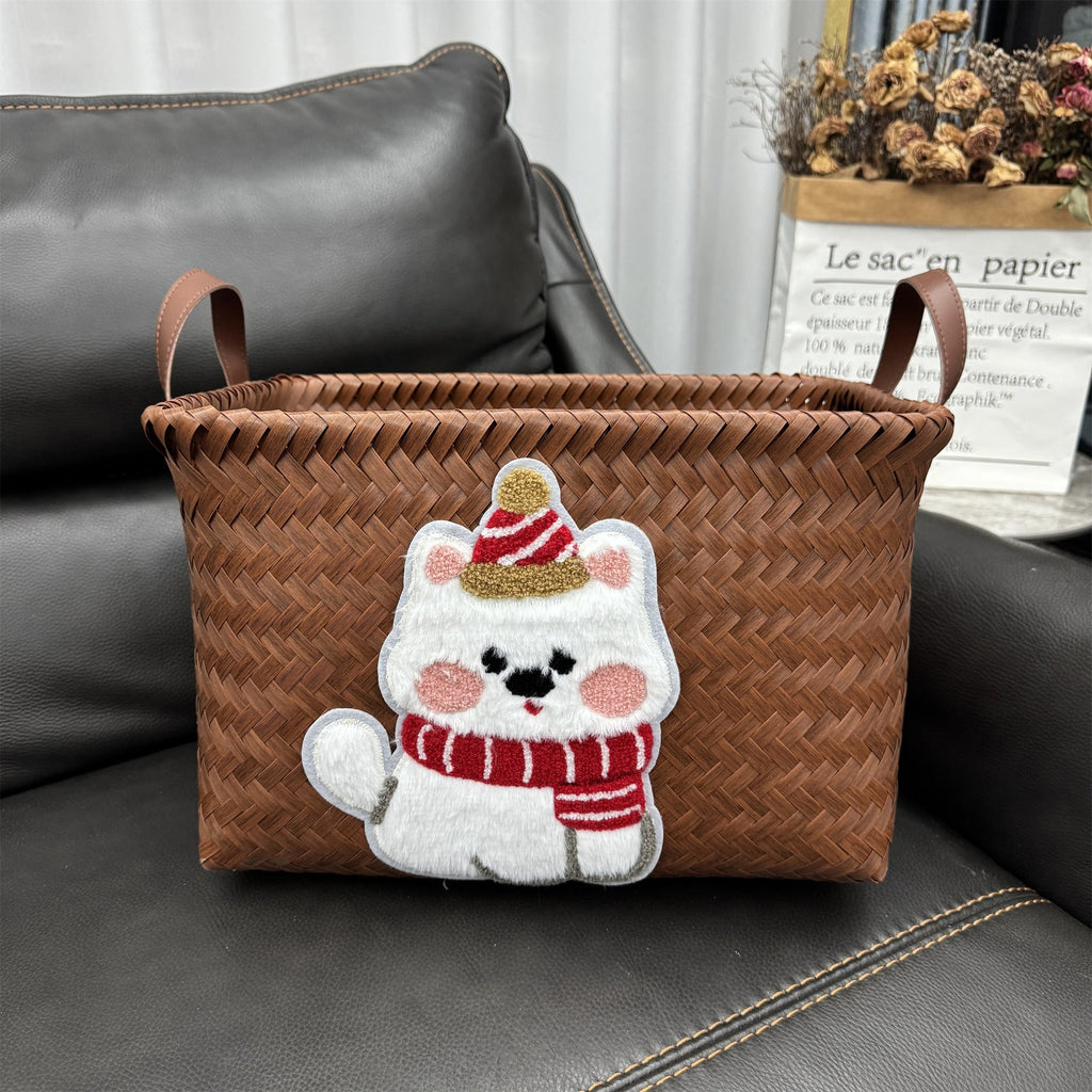 Storage Basket Green Red | High & Bury