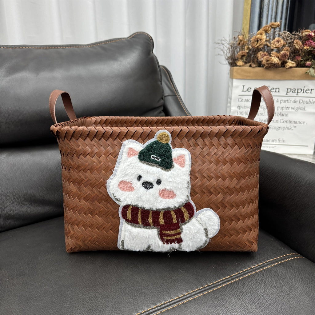 Storage Basket Green Red | High & Bury