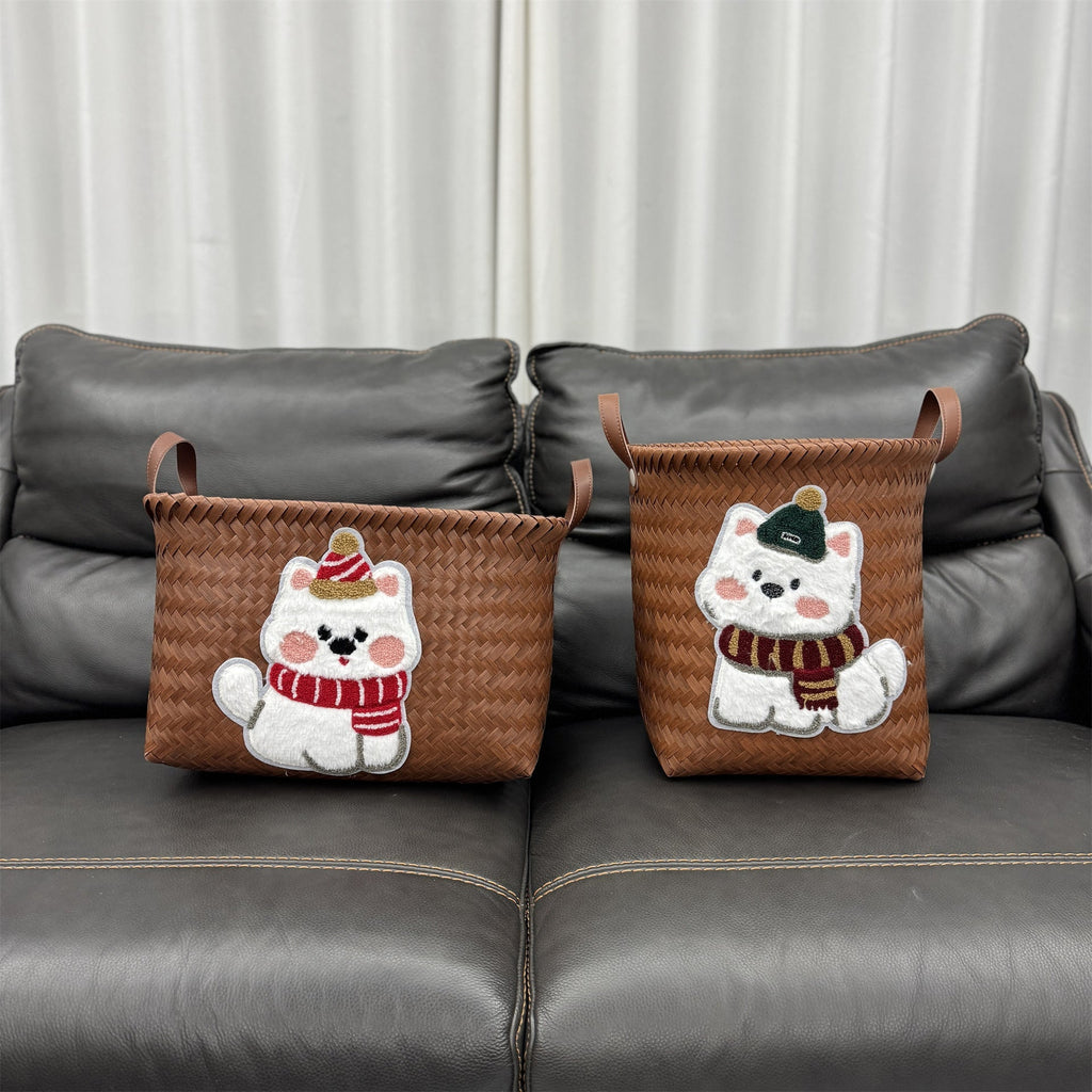 Storage Basket Green Red | High & Bury