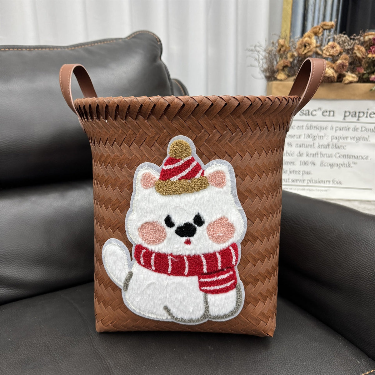 Storage Basket Green Red | High & Bury