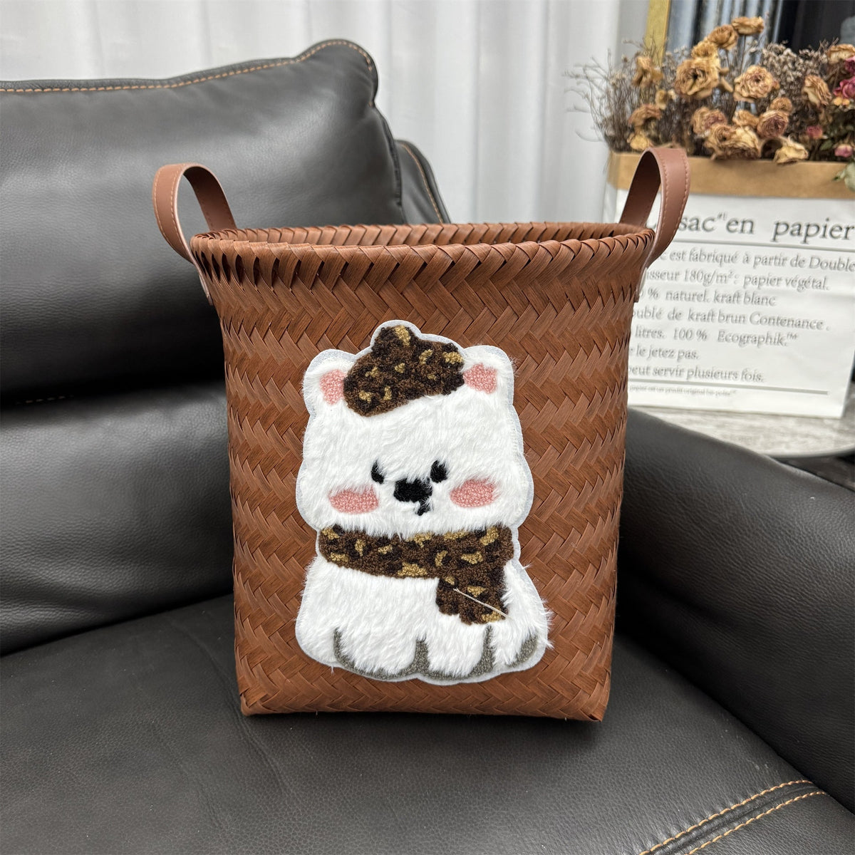 Storage Basket Green Red | High & Bury