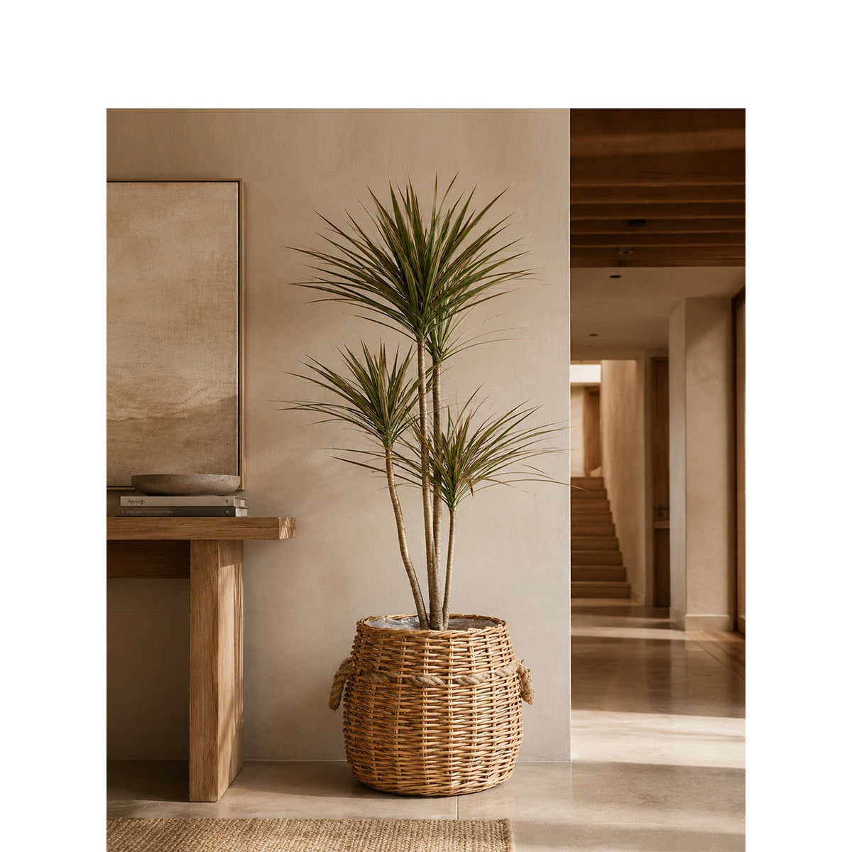 Storage Basket Handwoven Natural | High & Bury