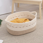 Storage Basket Jute Fiber Soft Textile | High & Bury