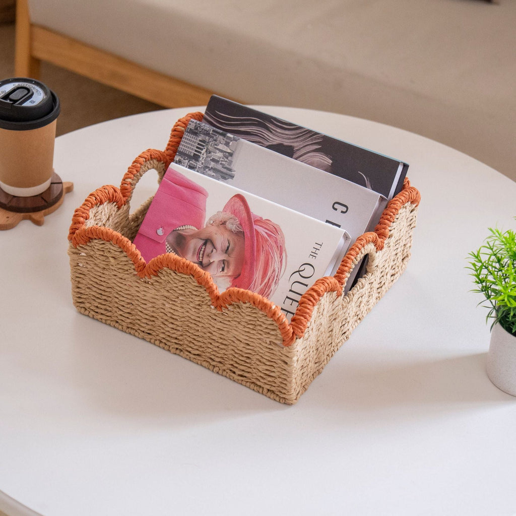 Storage Basket Khaki Green | High & Bury