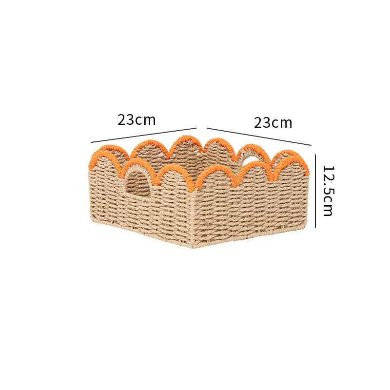 Storage Basket Khaki Green | High & Bury