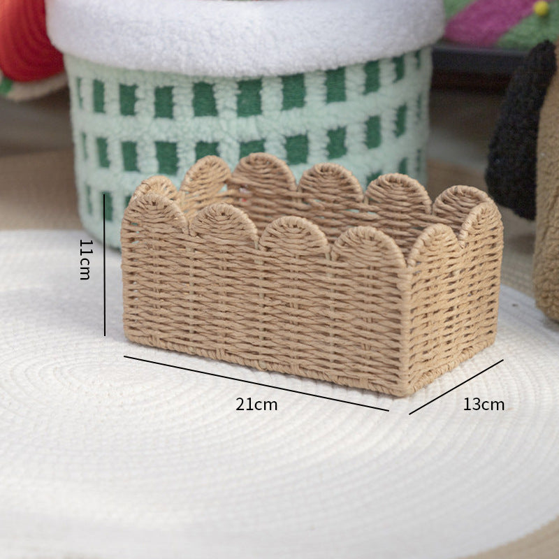 Storage Basket Khaki Green | High & Bury