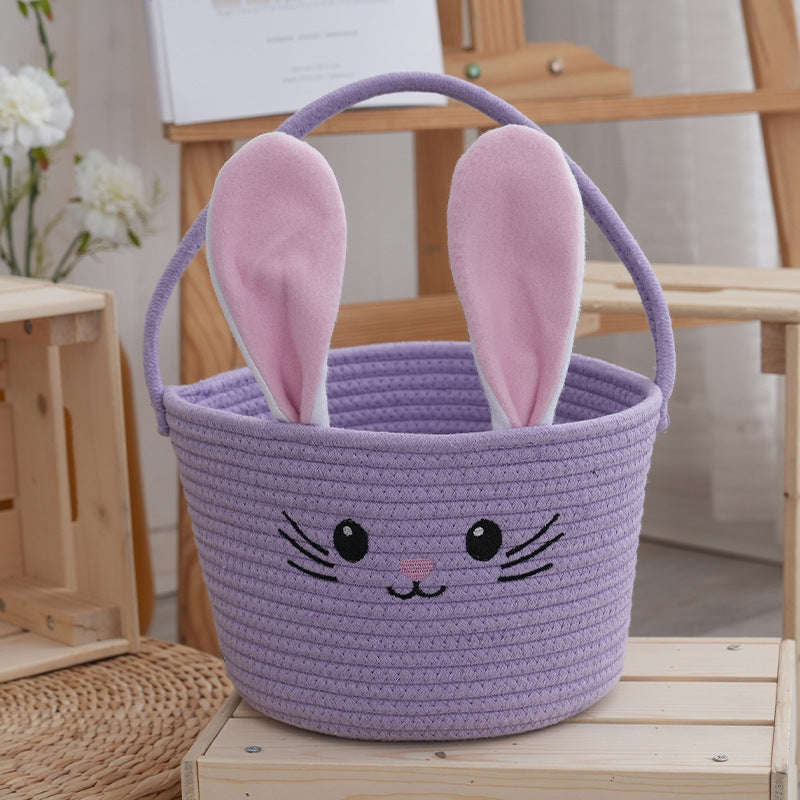 Storage Basket Light Blue Pink | High & Bury
