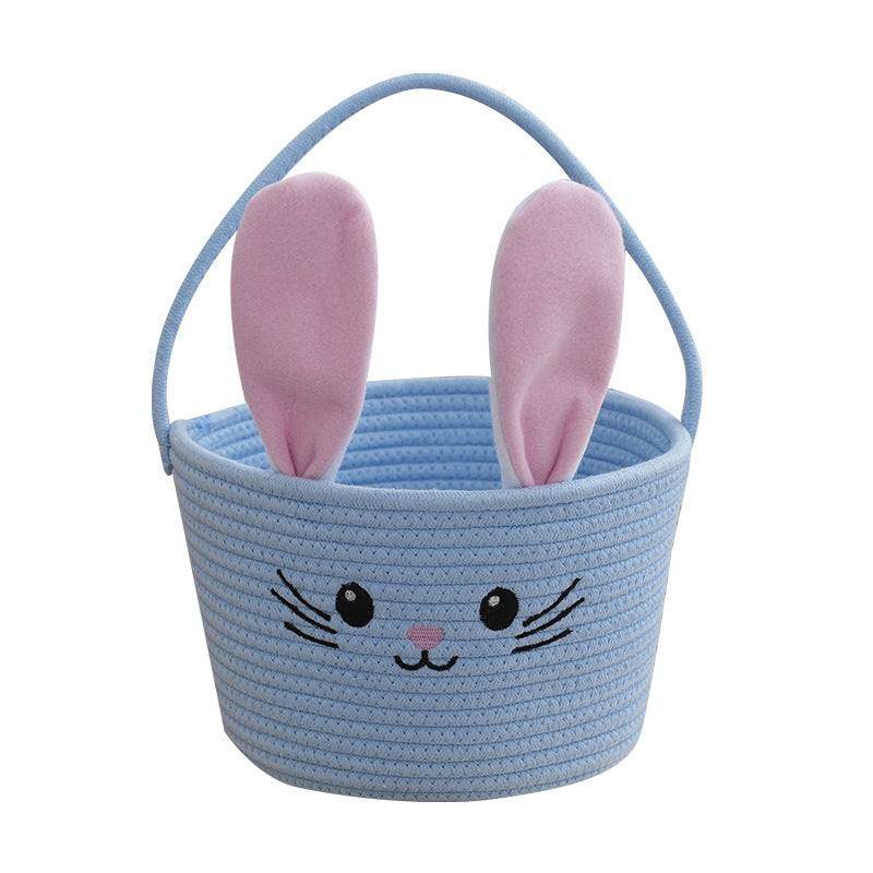 Storage Basket Light Blue Pink | High & Bury