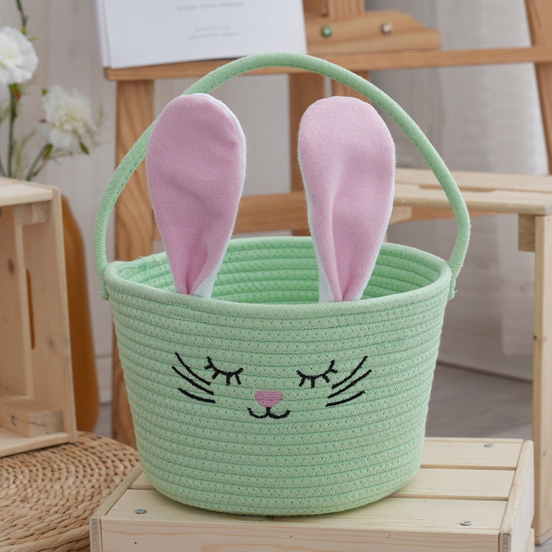 Storage Basket Light Blue Pink | High & Bury