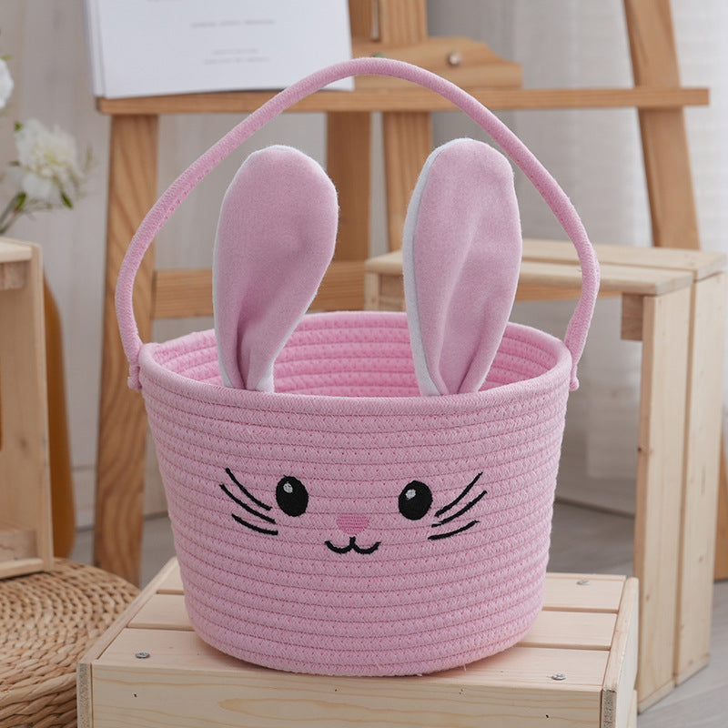 Storage Basket Light Blue Pink | High & Bury
