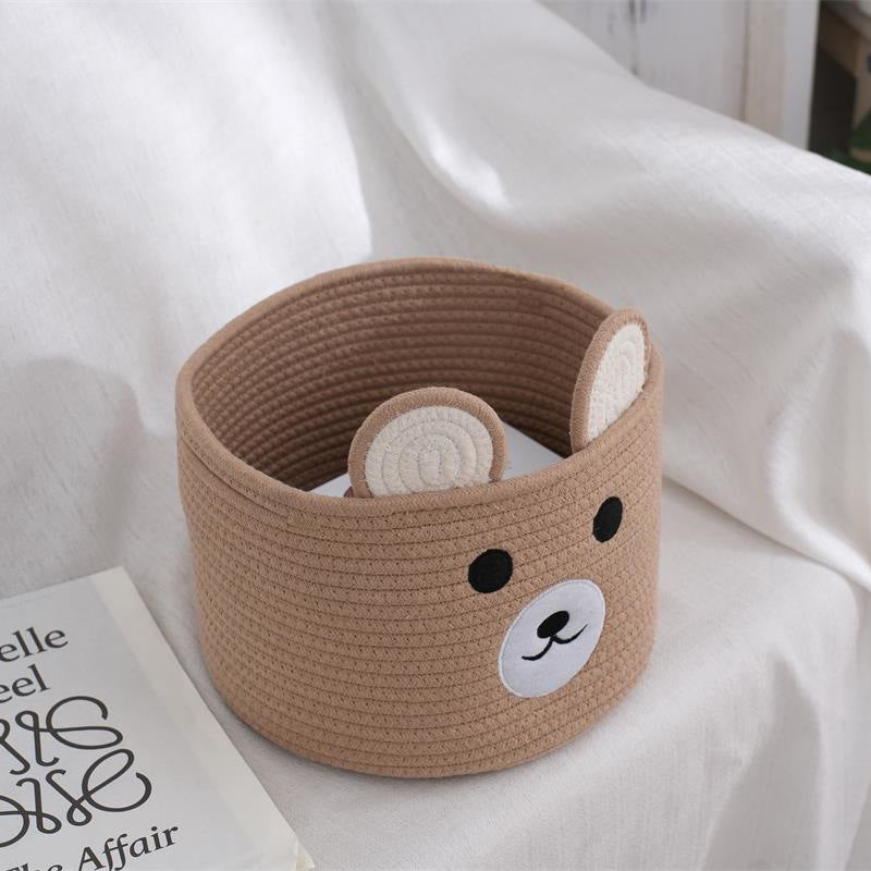 Storage Basket Light Grey | High & Bury