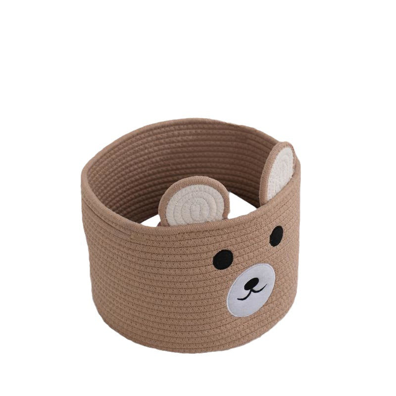 Storage Basket Light Grey | High & Bury