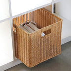 Storage Basket made of Natural Rattan Brown Khaki | High & Bury