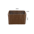 Storage Basket made of Natural Rattan Brown Khaki | High & Bury