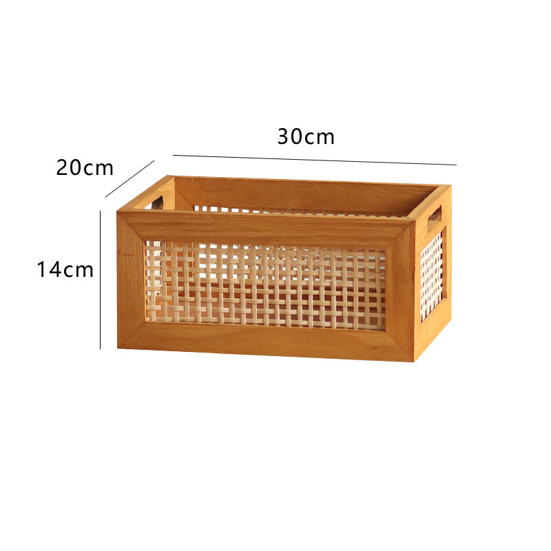 Storage Basket made of Natural Wood | High & Bury