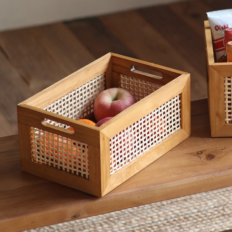 Storage Basket made of Natural Wood | High & Bury