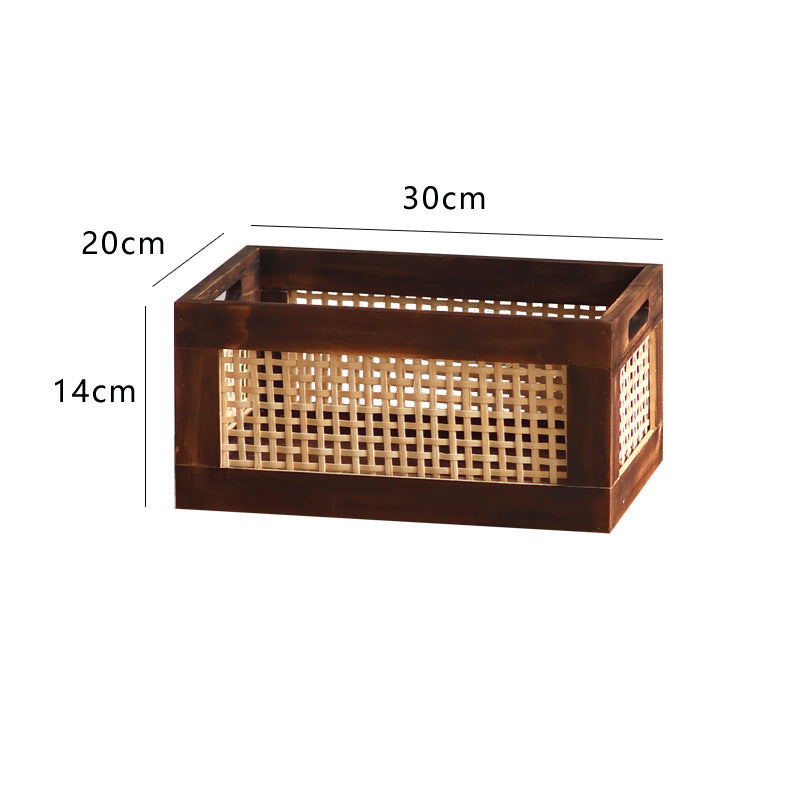 Storage Basket made of Natural Wood | High & Bury