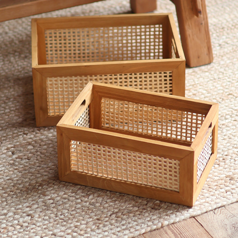Storage Basket made of Natural Wood | High & Bury
