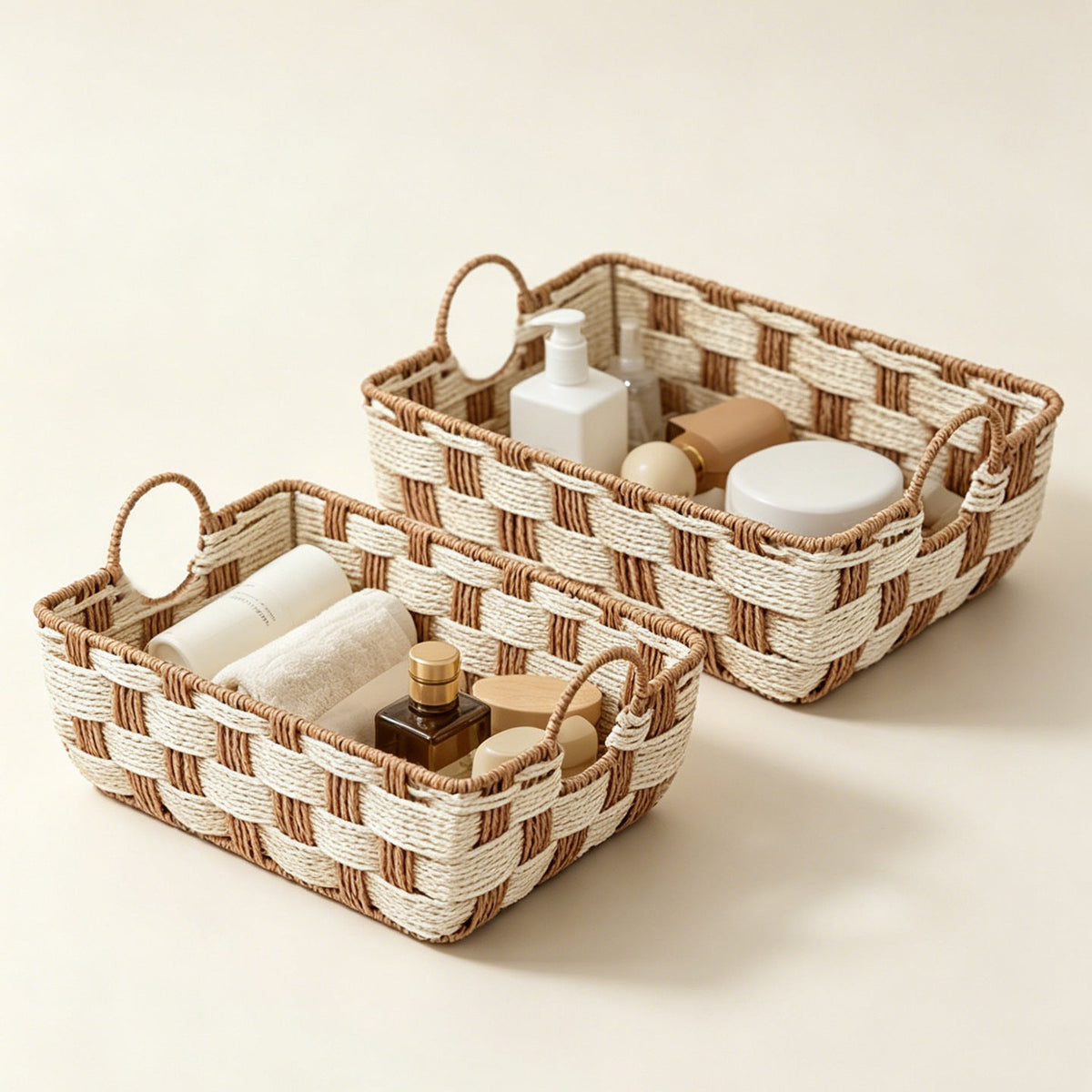 Storage Basket made of Woven Material | High & Bury