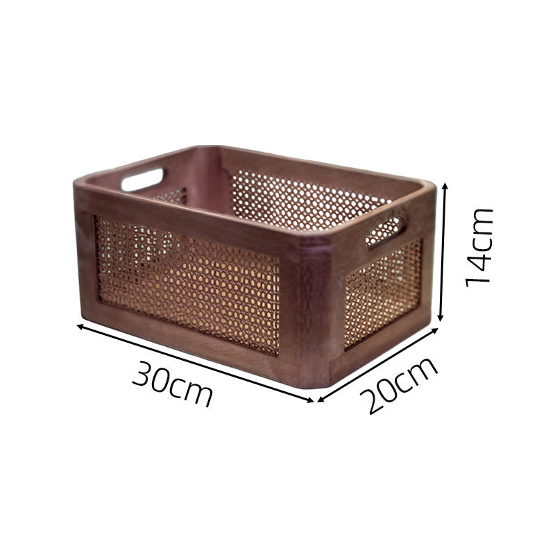 Storage Basket Molded Plastic | High & Bury
