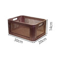 Storage Basket Molded Plastic | High & Bury