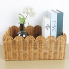 Storage Basket Offwhite M Khaki | High & Bury