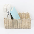 Storage Basket Offwhite M Khaki | High & Bury